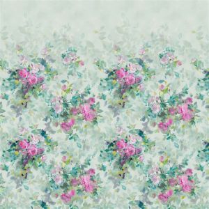 Bouquet de Roses Celadon - Wallpaper by Designers Guild