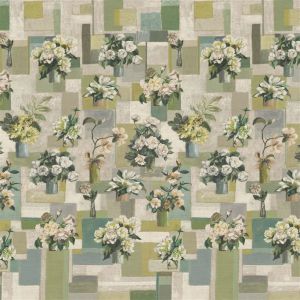 Celadon Vase Grasscloth Celadon - Styling by Designers Guild