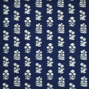 Blue Grotto Embroidery - Blue Fabric - Upholstery fabric by Designers Guild