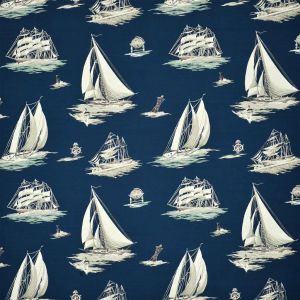 Down Easter Boats - Atlantic - Upholstery fabric by Designers Guild