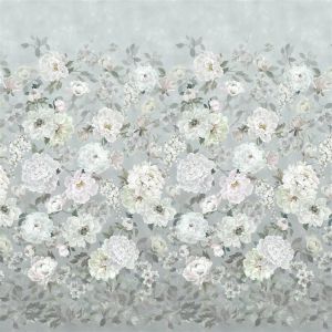 Fleur Blanche Platinum - Wallpaper by Designers Guild