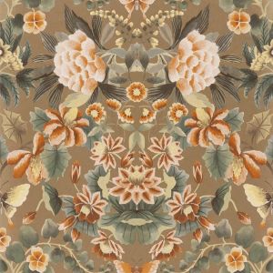 Ikebana Damask Gold - Wallpaper by Designers Guild