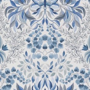 Karakusa Cobalt - Wallpaper by Designers Guild