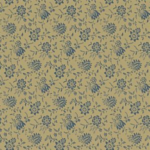 Scrimshaw Floral - Twine - Wallpaper by Designers Guild