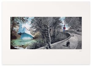 Shop the art print Trois-Ponts : L’heure du thé avec les éléments by architect Koen Deprez - Accessories by DESPLANS