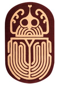 Scarab - Carmine - Rug by Diacasan Edition