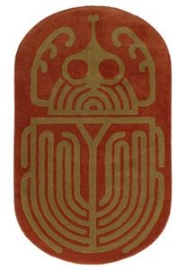 Scarab - Terracotta - Rug by Diacasan Edition