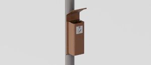 Ashtray "Cenerino" with Lid for Existing Poles - Accessories by DIMCAR