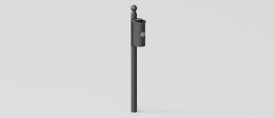 Ashtray with Column "Cicco" for Urban Furniture - Accessories by DIMCAR