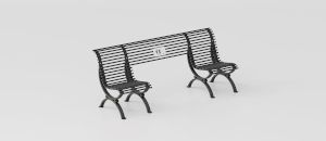 Bench "Clematis Inclusion" for Accessible Urban Furniture - Bench by DIMCAR