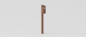 Freestanding Ashtray "Cenerino" with Column - Accessories by DIMCAR