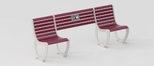 Inclusive Bench "Delta Inclusion" for Wheelchair Accessibility - Bench by DIMCAR