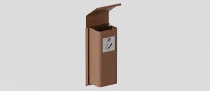 Wall-Mounted Ashtray "Cenerino" with Lid - Accessories by DIMCAR