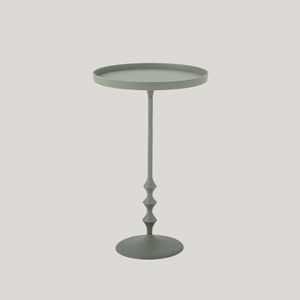 Anjou tavolino da appoggio elegante in metallo verde - Sofa by Divani Store