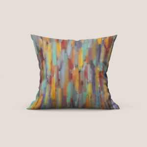 Brush-line collezione cushions a fantasie multicolor in velvet water-repellent - Furniture accessories by Divani Store
