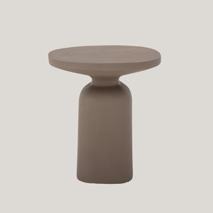 Millan tavolino scultoreo in metallo e alluminio fatto a mano colore terra - Sofa by Divani Store