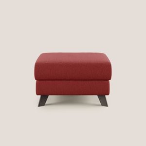 Moon Pouf storage and feet high in fabric stain-resistant with acqua - Pouf by Divani Store