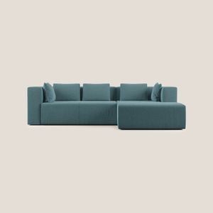 Nettuno sofa corner modular in soft fabric bouclè - Sofa by Divani Store