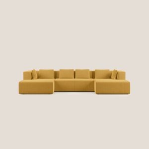 Nettuno sofa panoramico in soft fabric bouclè - Sofa by Divani Store