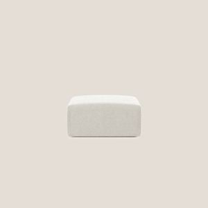 Nettuno modulo pouf in soft fabric bouclè - Sofa by Divani Store