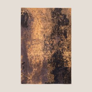 Notturno-nel-deserto tappeto a fantasia astratta in cotone di ciniglia - Carpet by Divani Store