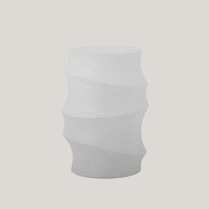 Volise coffee table scultoreo cilindrico in gres stoneware - Coffee table by Divani Store