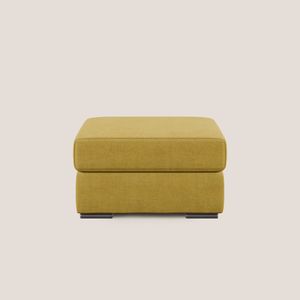 Sun pouf apribile contenitore in tessuto impermeabile T02 giallo - Pouf by Divani Store