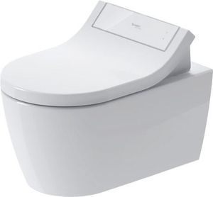Bento Starck Box Toilet wall-mounted for shower toilet seat HygieneFlush - Toilet seat by Duravit