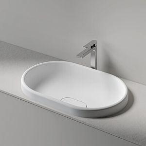 Apollo75: lavabo incasso soprapiano di design - Washbasin by Edoné by Agorà