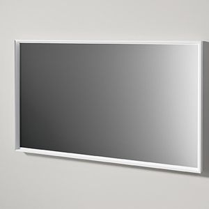 Specchiera con telaio in alluminio e LED - Washbasin by Edoné by Agorà