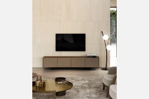 ALMA TV UNIT ecopelle, econabuk, pelle - Cabinet by EFORMA