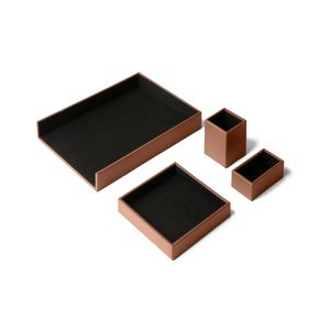 Leather Desk Set Minerva by Eglooh - Including 4 Accessories - Accessories by EGLOOH