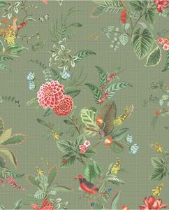 PIP STUDIO 5 300114 - Green wallpaper - Wallpaper by Eijffinger