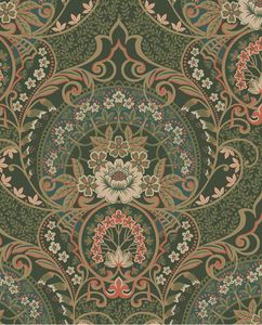 POSY 316014 - Green wallpaper - Wallpaper by Eijffinger