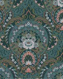 POSY 316015 - Blue wallpaper - Wallpaper by Eijffinger
