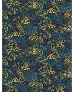SOLANGE 340287 - Blue wallpaper - Wallpaper by Eijffinger
