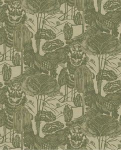 GROOVY 340542 - Green wallpaper - Wallpaper by Eijffinger