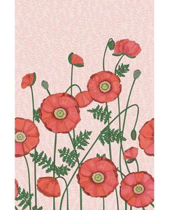 RICE 2 383609 - Pink wallpaper - Wallpaper by Eijffinger