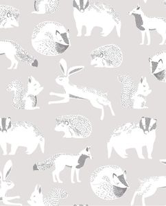 MINI ME 399060 - Grey wallpaper - Wallpaper by Eijffinger