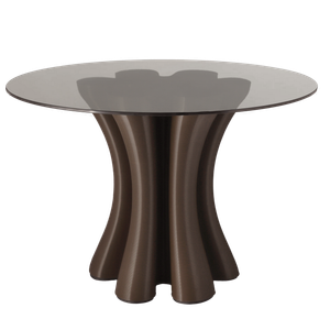 Anemone Dining Table Chocolate - Table by Ekbacken Studios