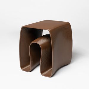 Eel Side Table Chocolate - Side table by Ekbacken Studios