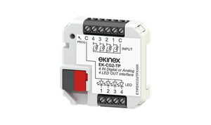 Universal interface CG2 (4 IN conf. as DI or NTC / 4 OUT) with thermostat function - Finishes accessories by EKINEX