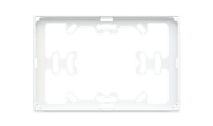Rectangular adapter - white - Finishes accessories by EKINEX