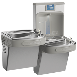Enhanced Bottle Filler & Bi-Level ADA Cooler Refrigerated Stainless PFOA/PFOS + Lead Drop Down Wrapper - Accessories by Elkay