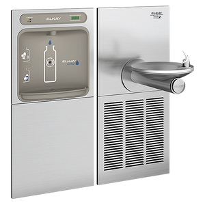ezH2O®  Bottle Filling Station & SwirlFlo® Single Fountain High Efficiency Non-Filtered Refrigerated Stainless - Accessories by Elkay