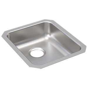 Lustertone® Classic Stainless Steel 16" x 18-1/2" x 5-3/8" Single Bowl Undermount ADA Sink with Perfect Drain® - Kitchen Sink by Elkay