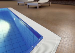 emco Swimming Pool Grate Fan Corner Solution - Accessories by EMCO