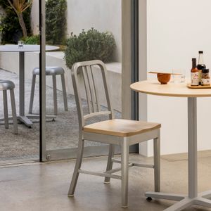 1104 Navy Stool - Stool by Emeco