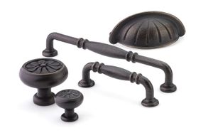 Bin Tuscany Bronze Pull - Furniture accessories by Emtek