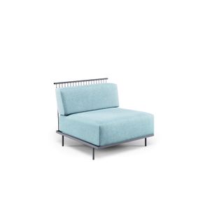 linear module / outside in Steel, Fabrics Basic, Fabrics Standard, Fabrics exclusive - Collection Cannole - Accessories by Emu